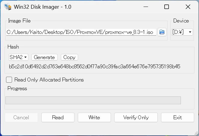 Win32 Disk Imager